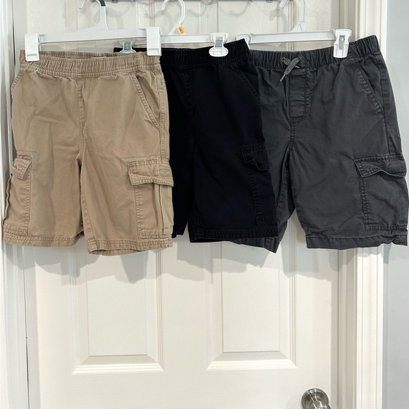 The Children's Place & Old Navy Cargo Pull On Pockets Shorts Boys Sz 10 Bundle - Picture 1 of 16